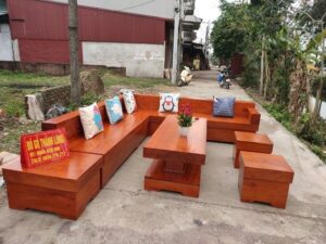 bộ sofa gỗ nội thất đẹp phòng khách hiện đại