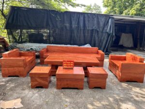 bo ban ghe go huong da