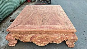 chiếu ngựa gỗ chân quỳ