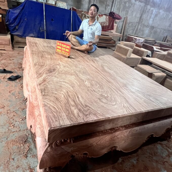 Cách Bảo Quản Sập Gỗ Chân Quỳ Nguyên Khối