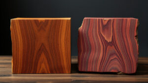 So Sánh Chiếu Ngựa Nguyên Khối Hương Đá Và Gỗ Gõ Đỏ