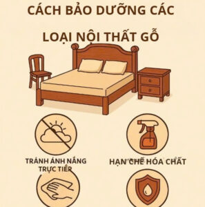 Cách Bảo Dưỡng Các Loại Nội Thất Gỗ Quý Hiếm