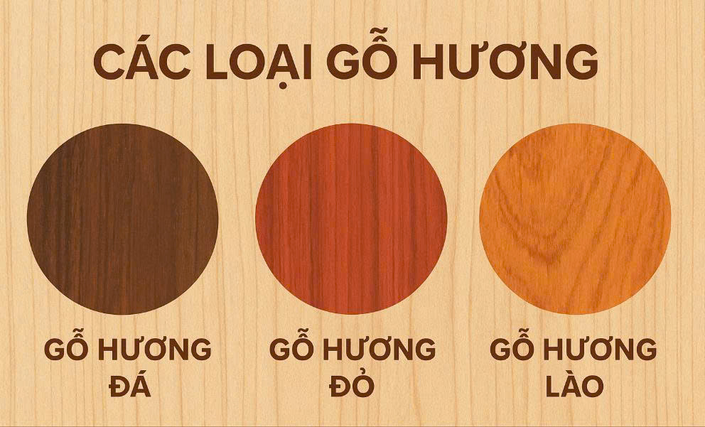 Phân Biệt Các Loại Gỗ Hương Có Giá Trị Như Nào