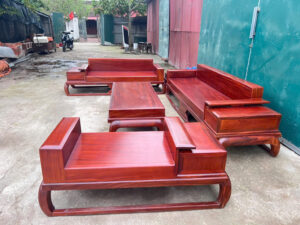 Khám Phá Sofa Dày VIP Khung 4 Ván 2 Gỗ Gõ Đỏ