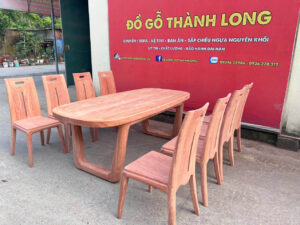 Bàn Ăn Gỗ Zito 8 Ghế Giá Rẻ